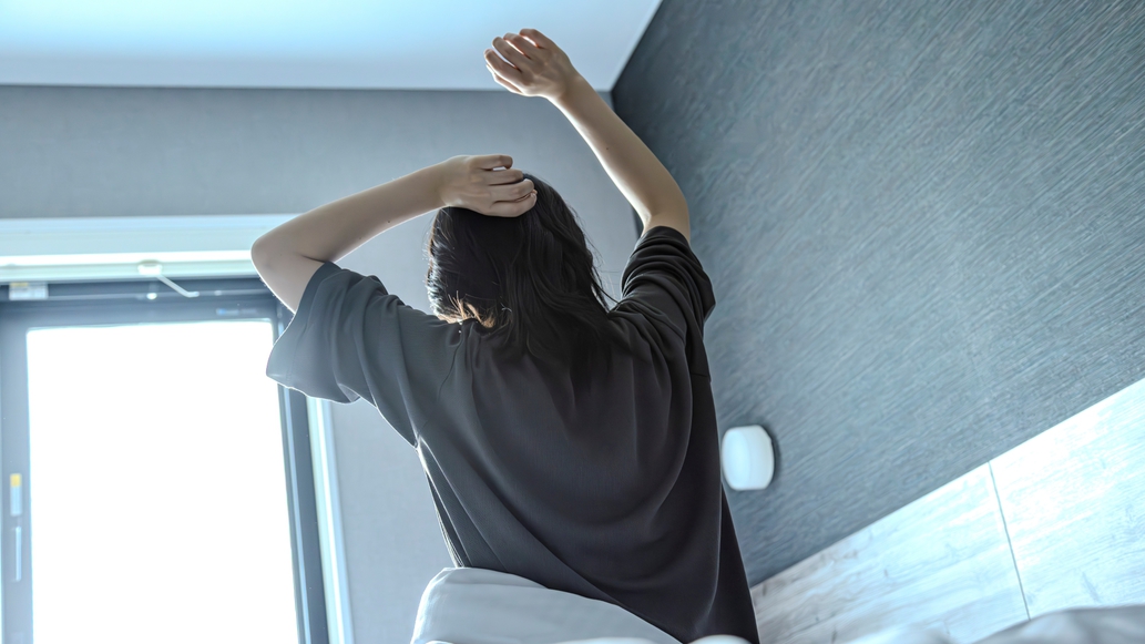 疲れもこのベッドが癒してくれます※使用感イメージ