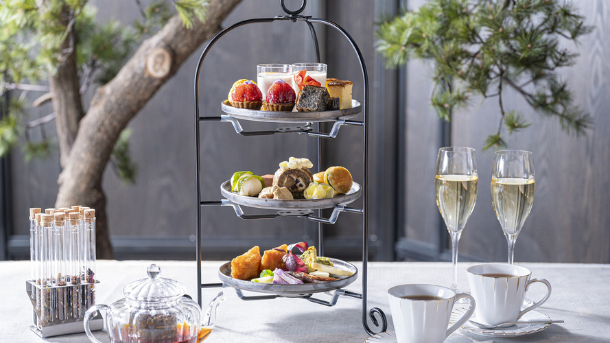 【アフタヌーンティー】旬の材料を使用したアフタヌーンティ