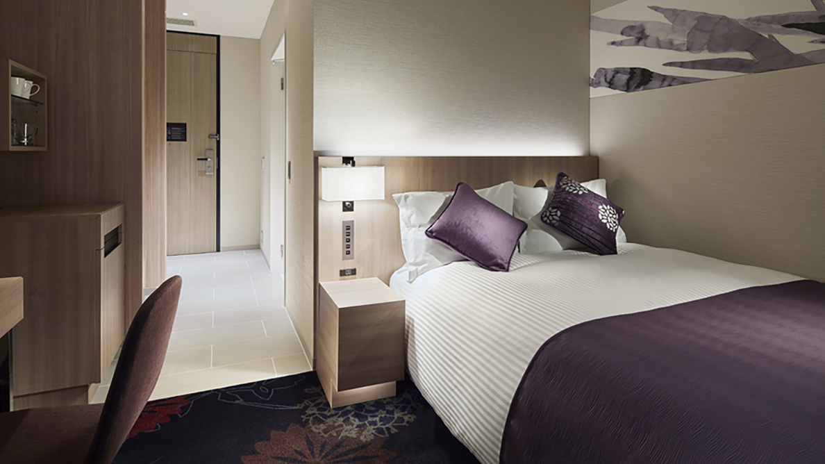 【アクセシブルダブル】セミダブルのベッドをご用意しております