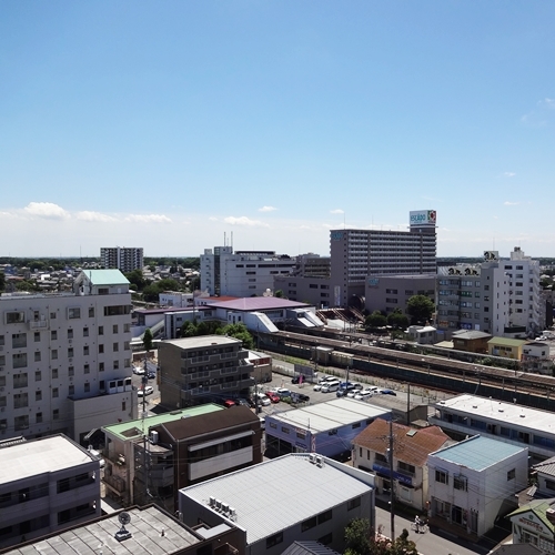 【お部屋からの眺め】牛久駅♪２