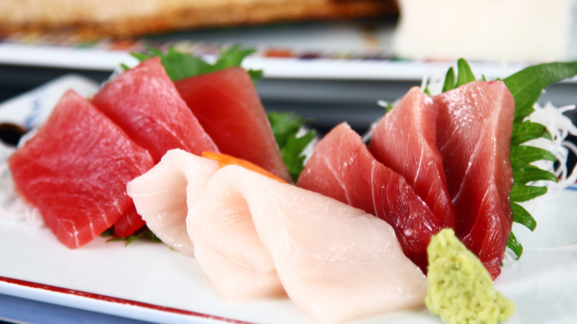 マグロづくし3種類のまぐろをお楽しみください。