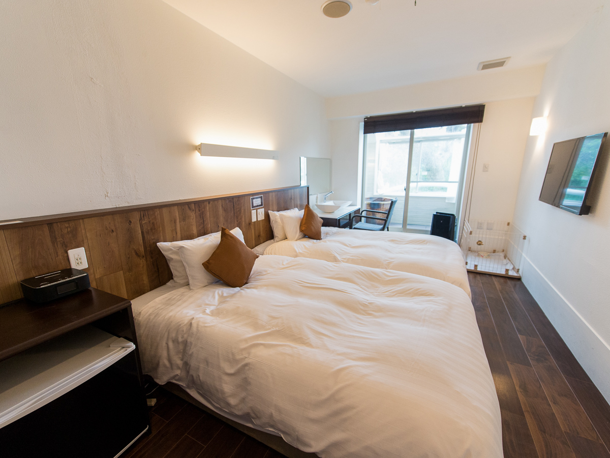 【洋モダンスタンダード】23平米 DOG同伴OK 客室露天風呂付