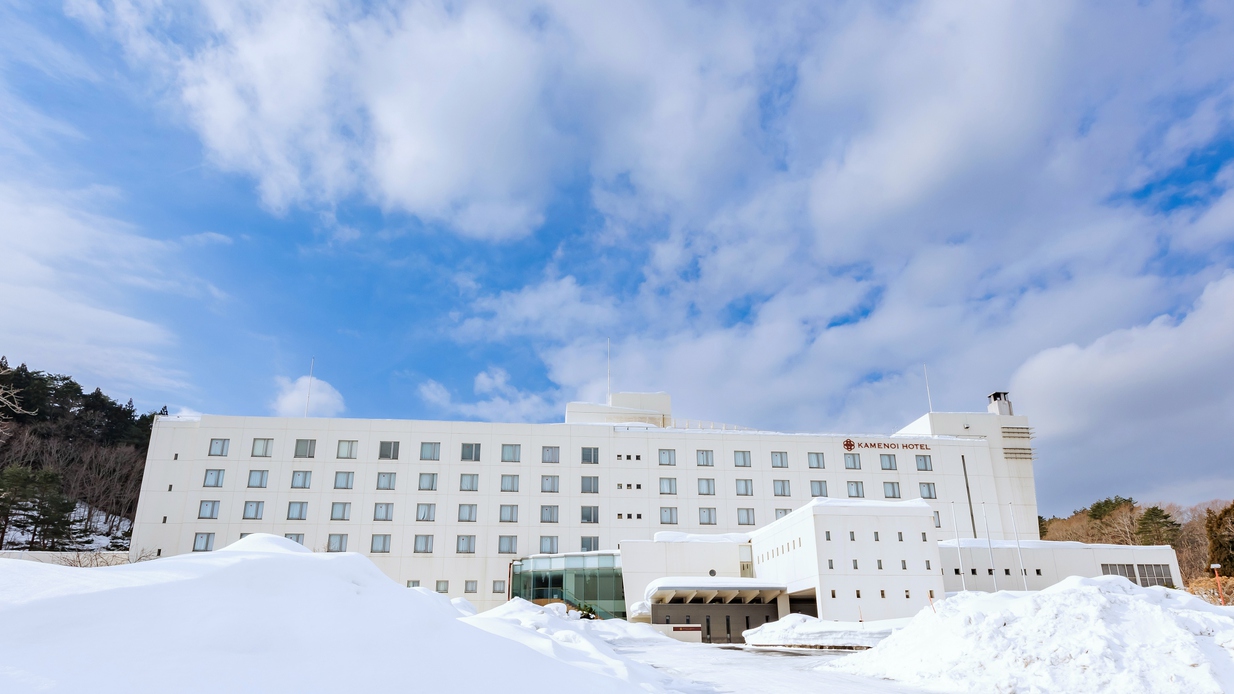 冬のホテル外観