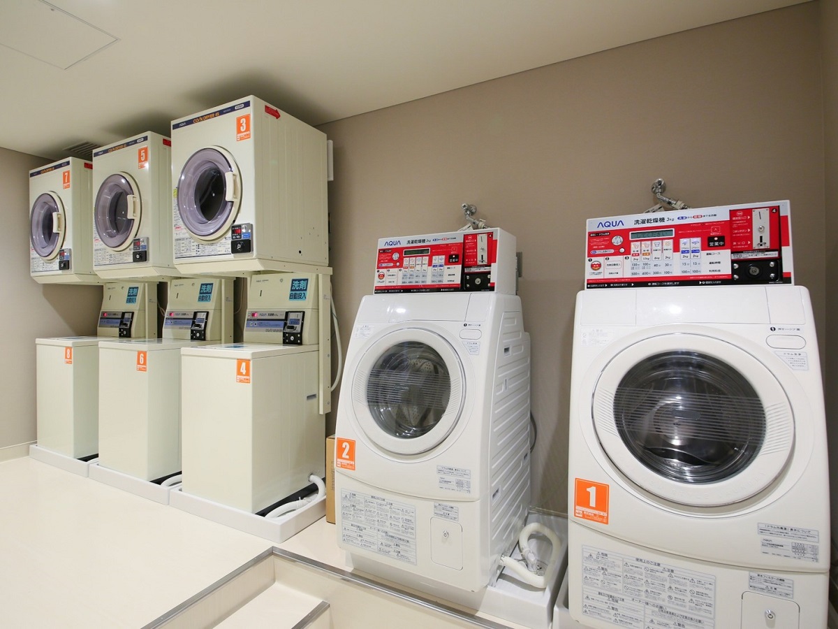 【コインランドリー】長期滞在にはかかせませんね！