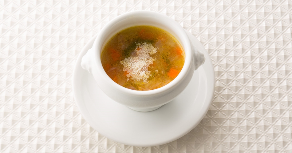 ディナーの一例−スープ−