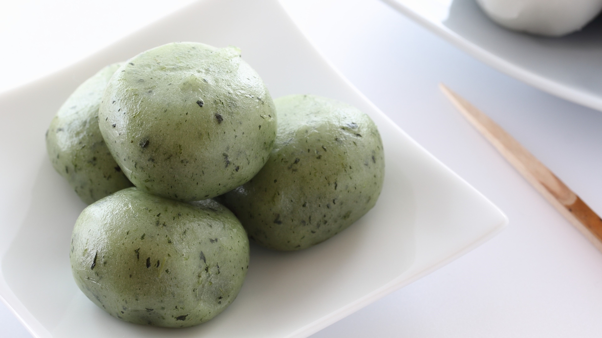 よもぎ団子（ご当地グルメ）※イメージ