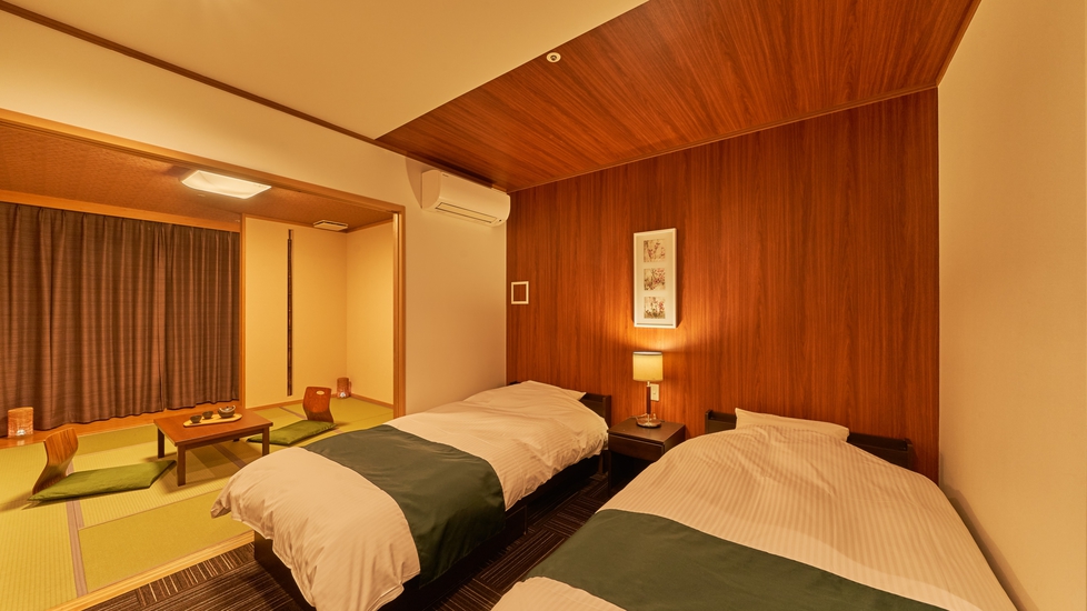 スタンダード露天風呂付和洋室ツイン※客室の一例