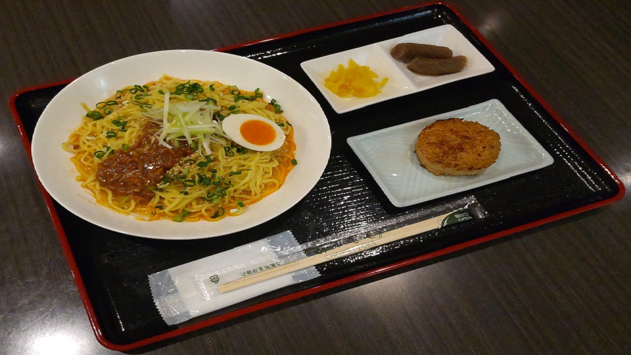 汁なし担々麺&焼きおにぎり