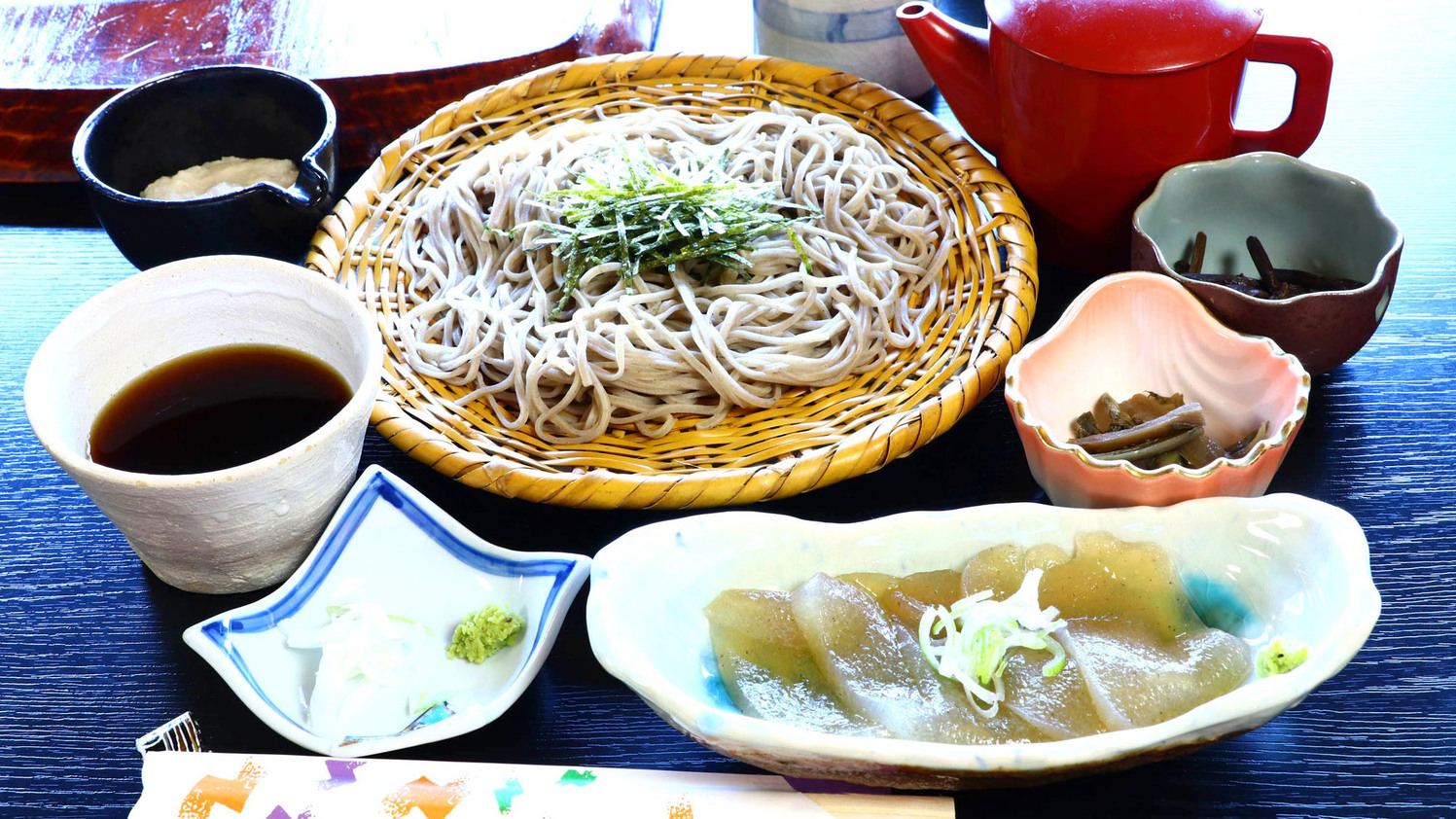 お茶処「蔵屋」-ザルそばセット