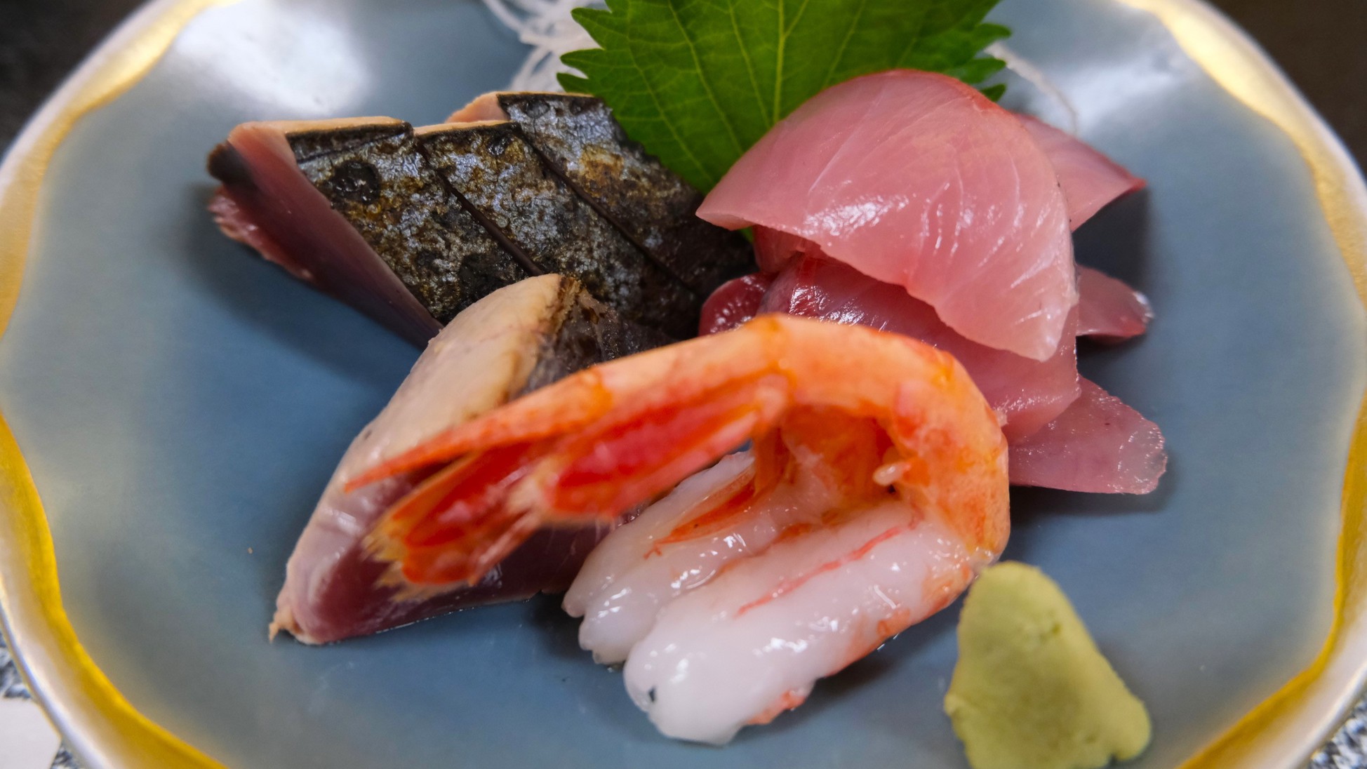 【夏のお料理】季節の地魚お造り3種