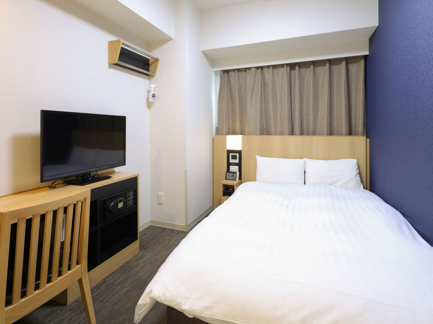 セミダブルルーム(ベット120×;195cm・広さ13.8~14.2㎡)