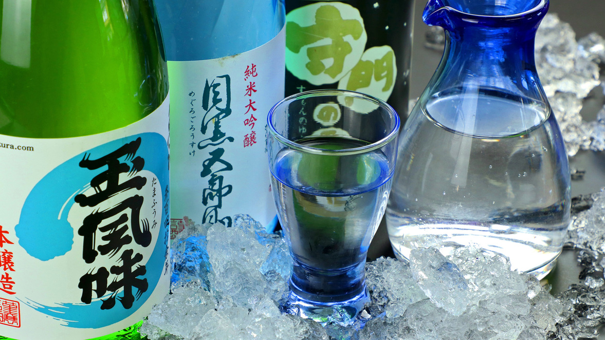 地元酒蔵の日本酒をご用意してございます。