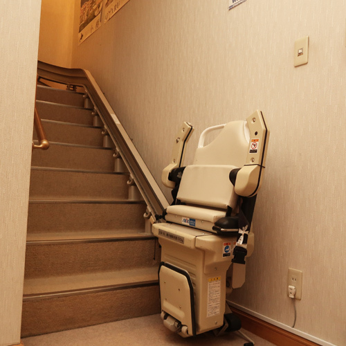 館内設備車椅子のお客様も安心してご利用いただけます。