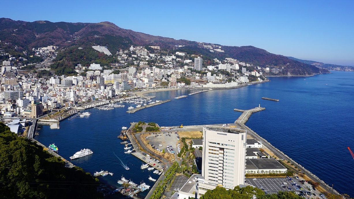 【熱海城】天空の間からの眺望