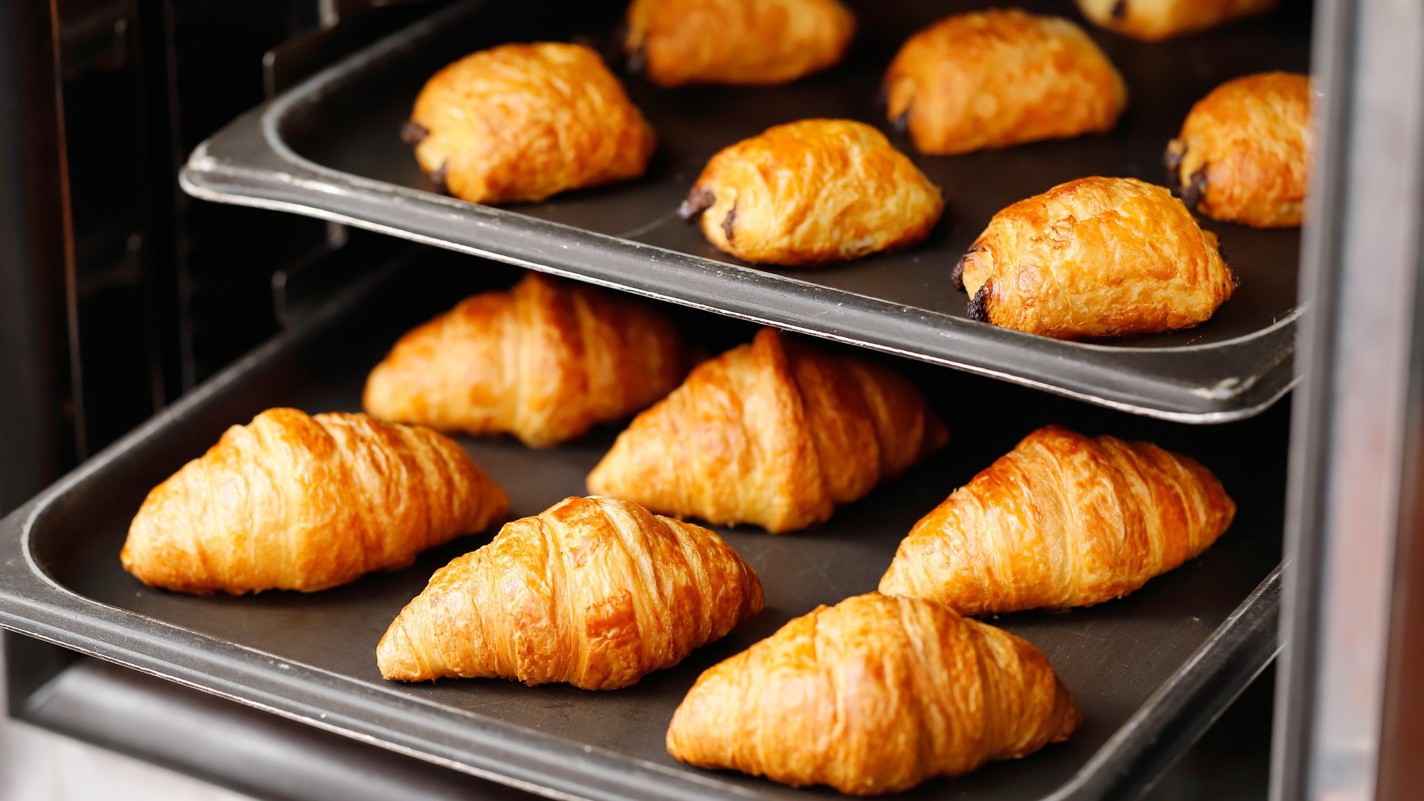 ホテルで焼きたてのパン