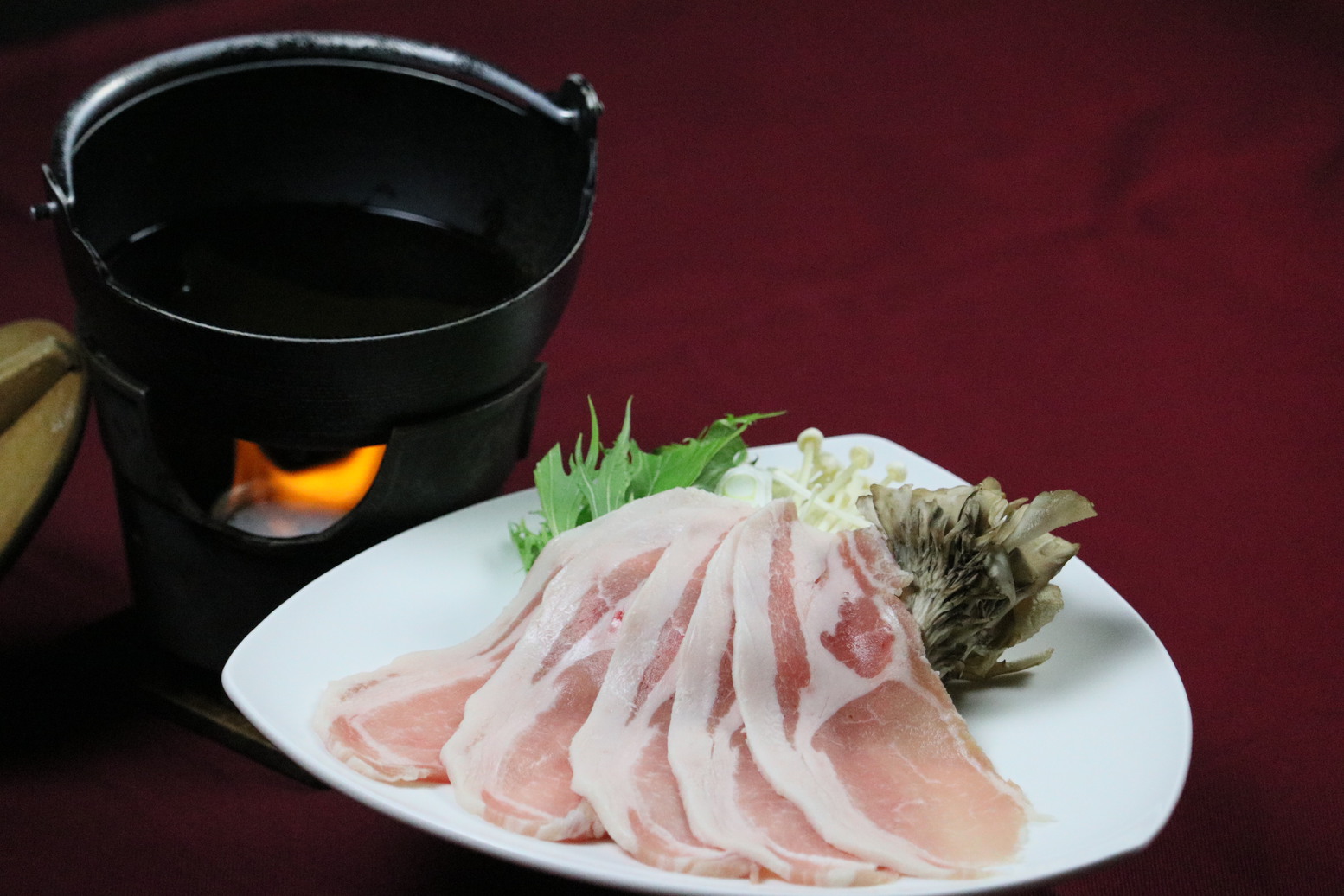 桜山豚（オーシャントン）のしゃぶしゃぶ