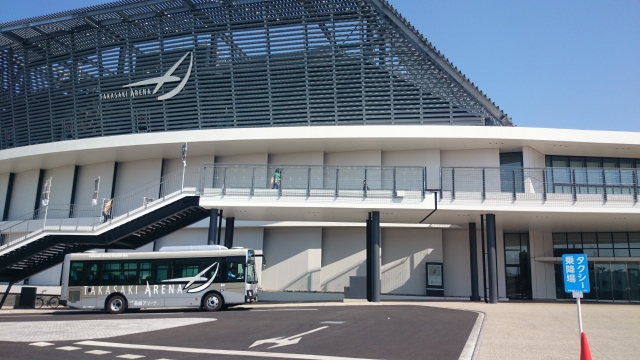 高崎アリーナ 車で約80分、電車で約60分