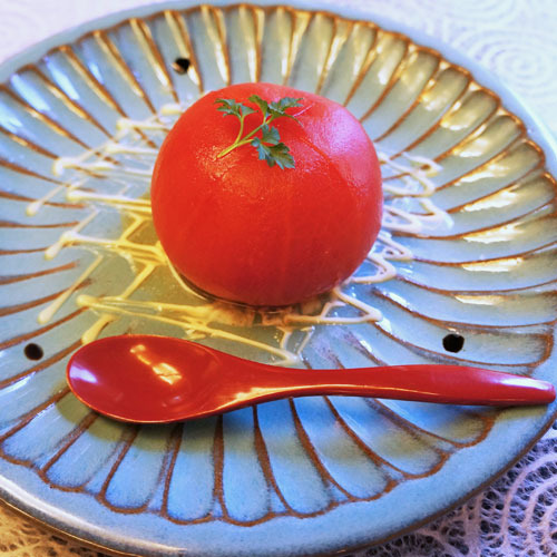 （夕食の一品）高知のトマトは絶品！