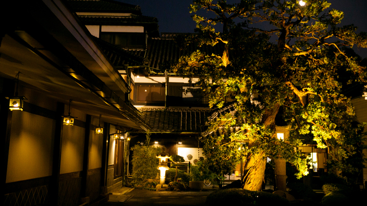 館内からの風景