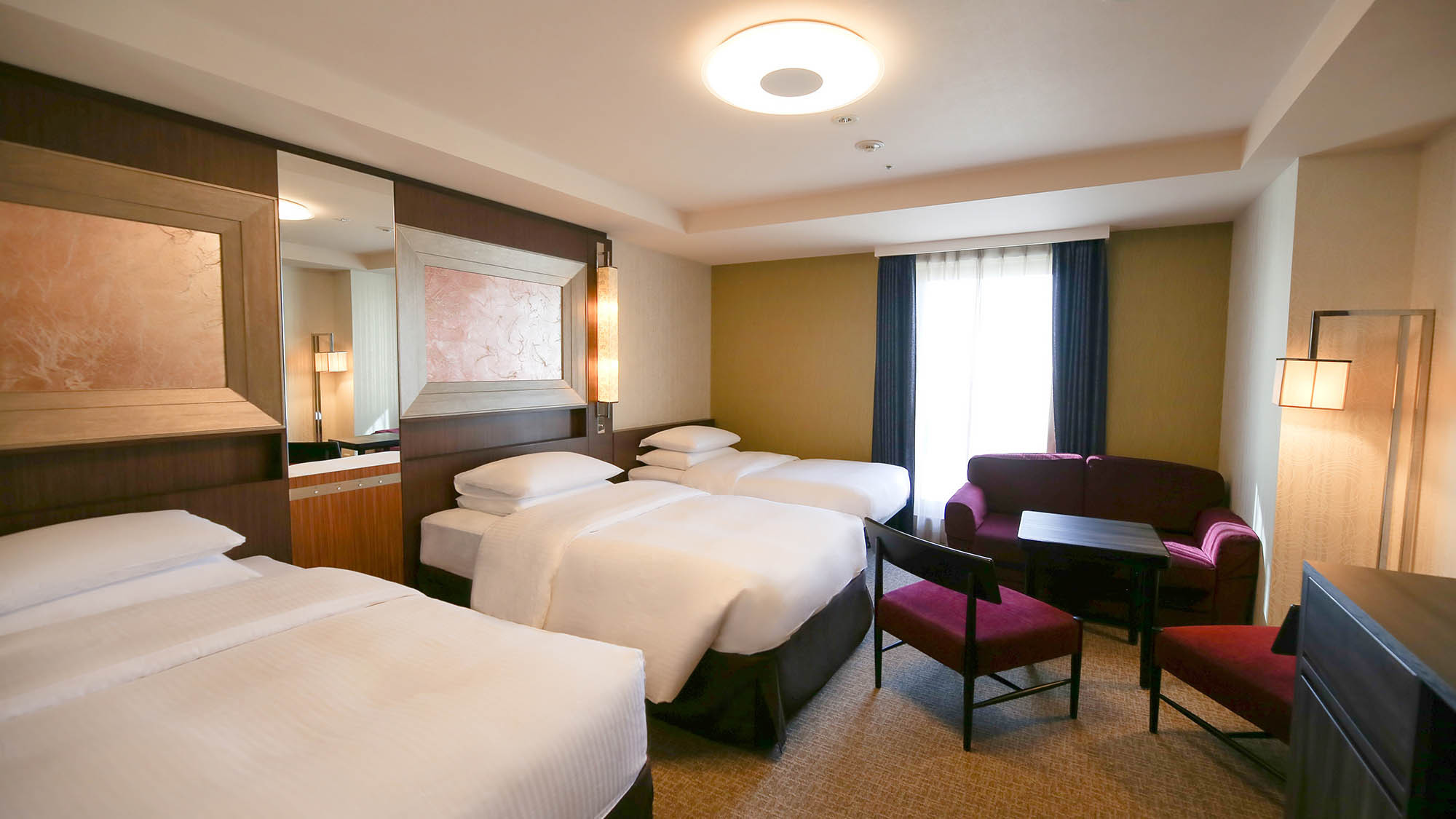 スーペリアツインルームB3名利用