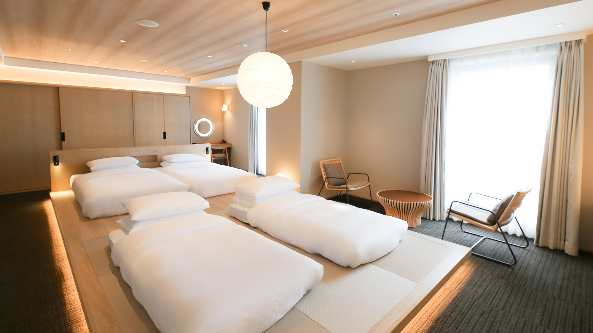 モダンジャパニーズスタイルルーム4名利用