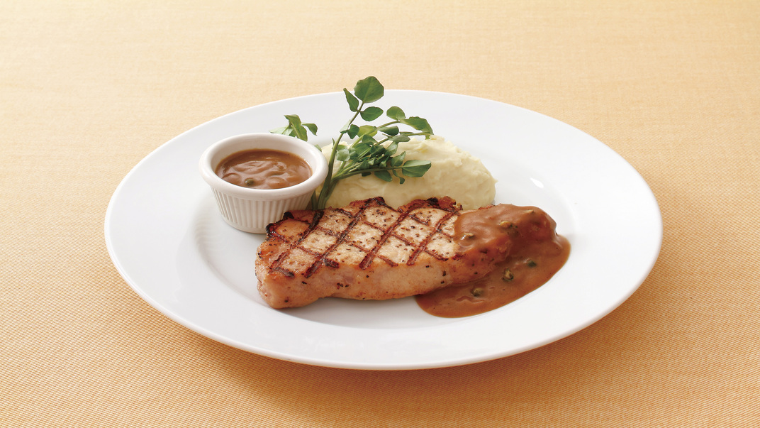 【選べる夕食】ペッパーポーク