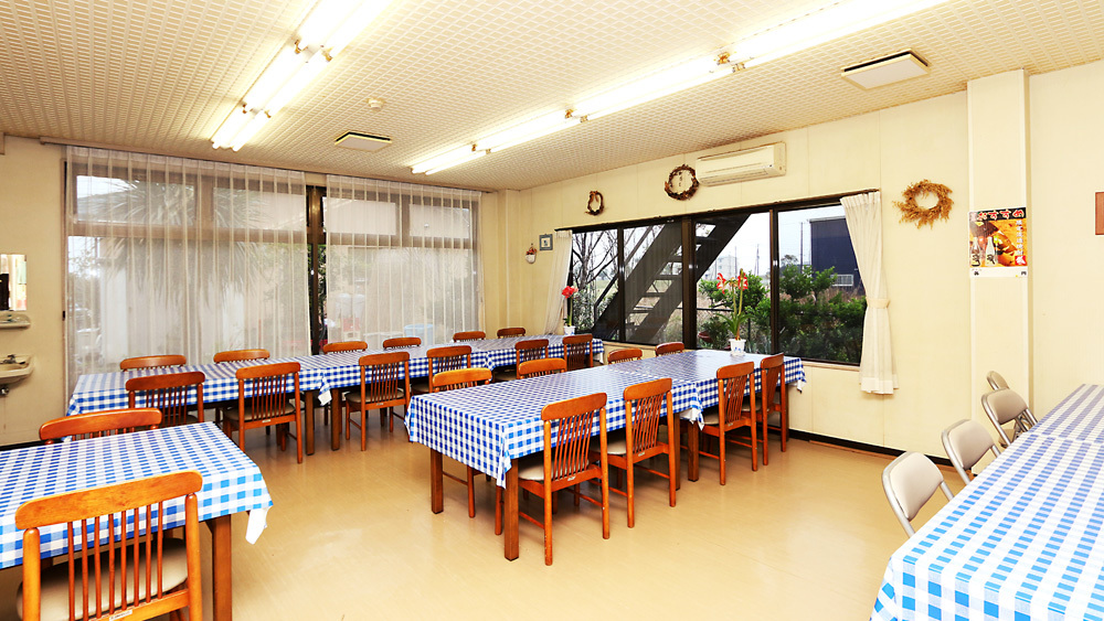 【東松館施設】こちらは東松館の食堂です！朝食はこちらでお召し上がりください