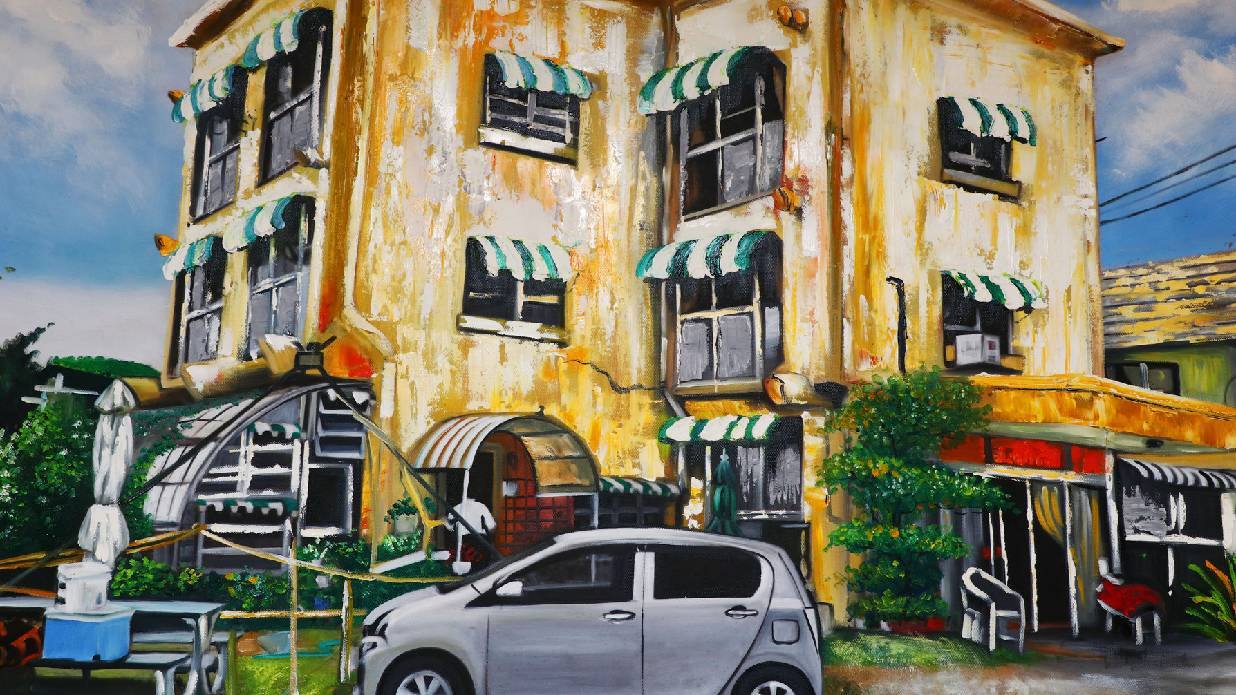 イメージ以前の建物の絵画*