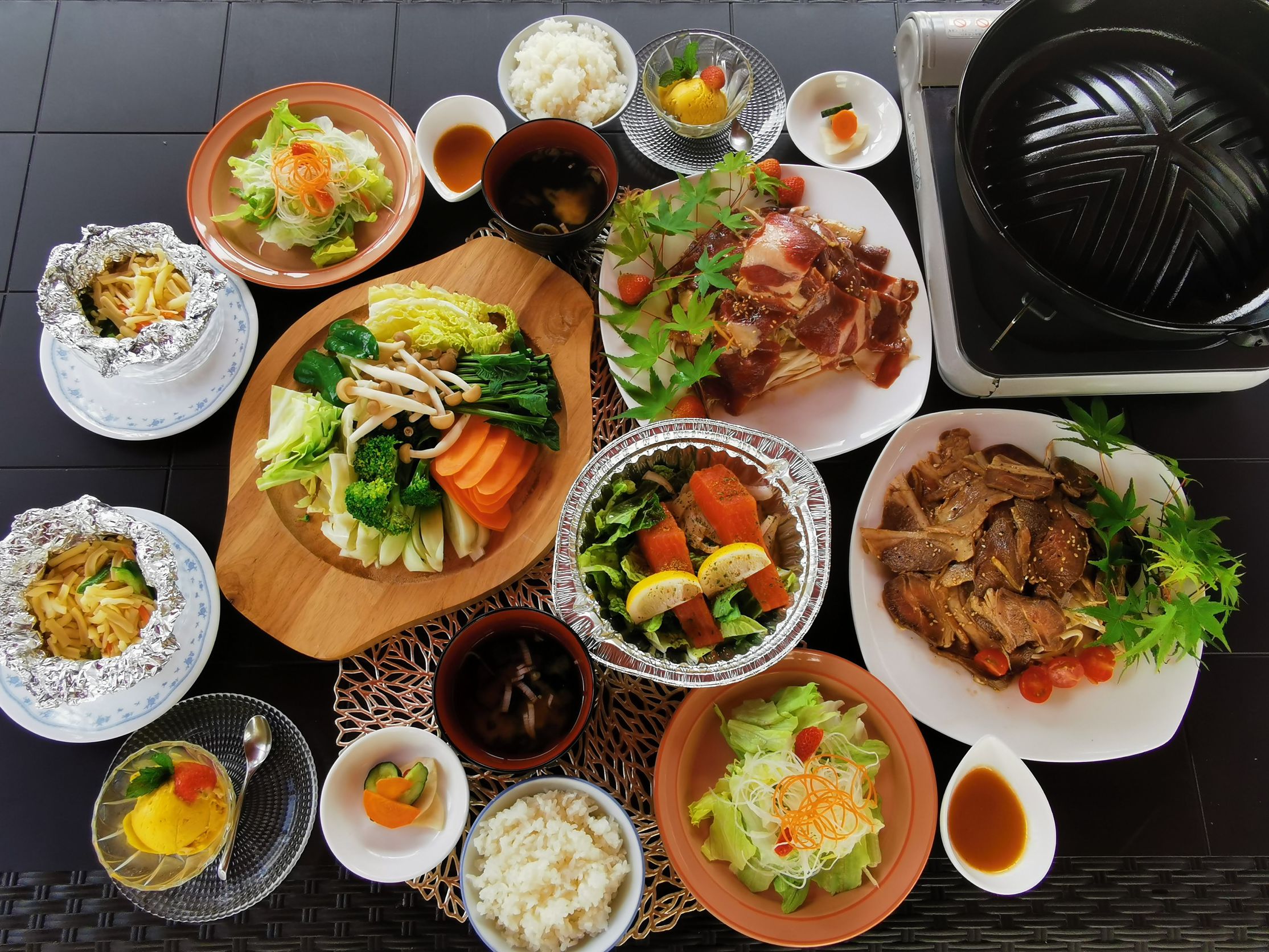 鹿×;豚の赤沢風ジンギスカン鍋