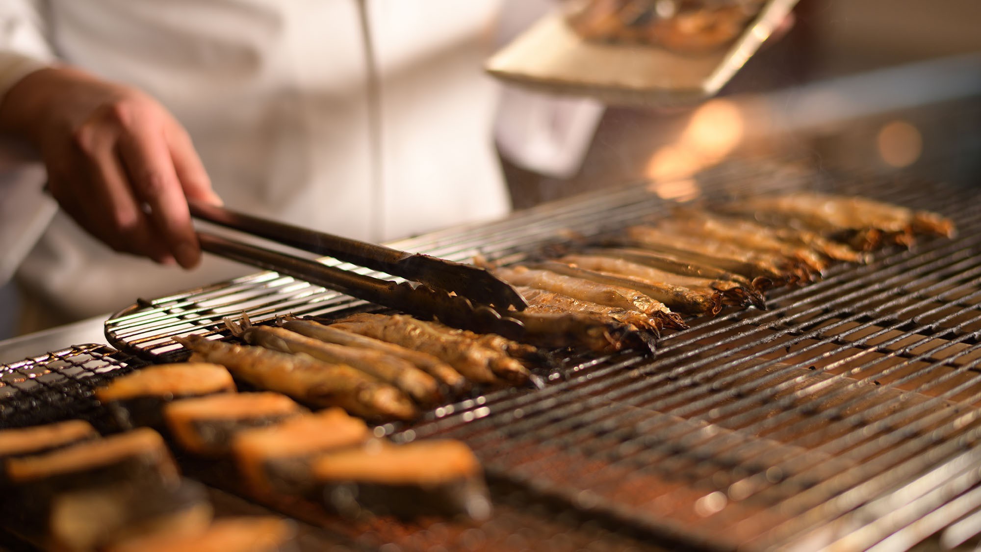 【バイキング】朝食は焼き魚をご用意♪