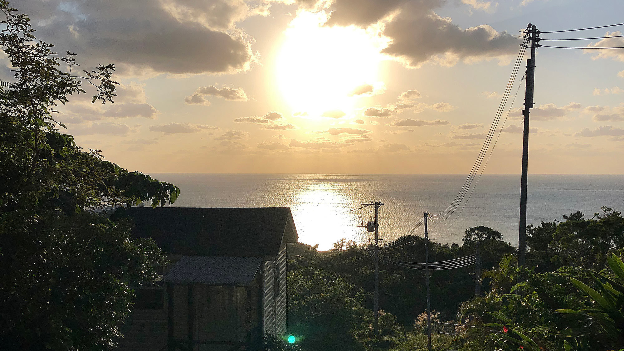 ・ダブルスイート：遮るものなく目の前に沈む夕日は絶景です