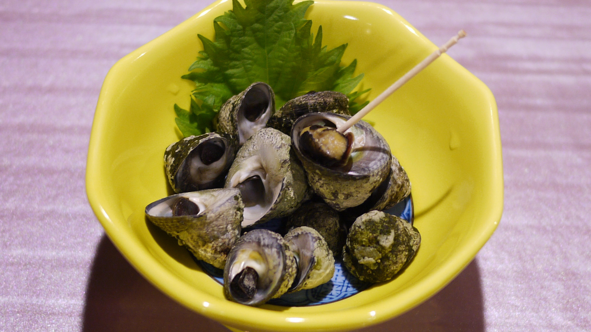 *夕食一例／しったかの塩茹で。これが旨い！酒の肴に最高です！※料理内容は水揚げ状況により異なります。