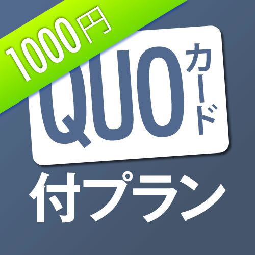 QUO1，000円プラン