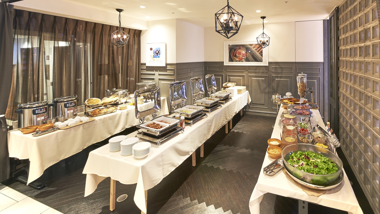 朝食ビュッフェ