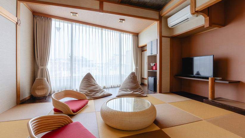 【スタンダードフロア和室10〜15畳／禁煙】6名まで宿泊可能でファミリーやお子様連れにもおすすめ