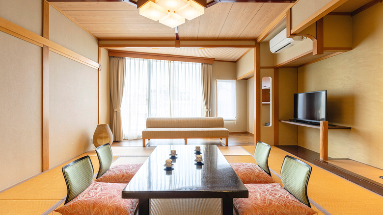 【スタンダードフロア和室10〜15畳／禁煙】6名まで宿泊可能でファミリーやお子様連れにもおすすめ