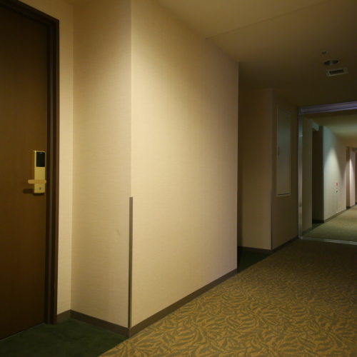落ち着いた館内（廊下）