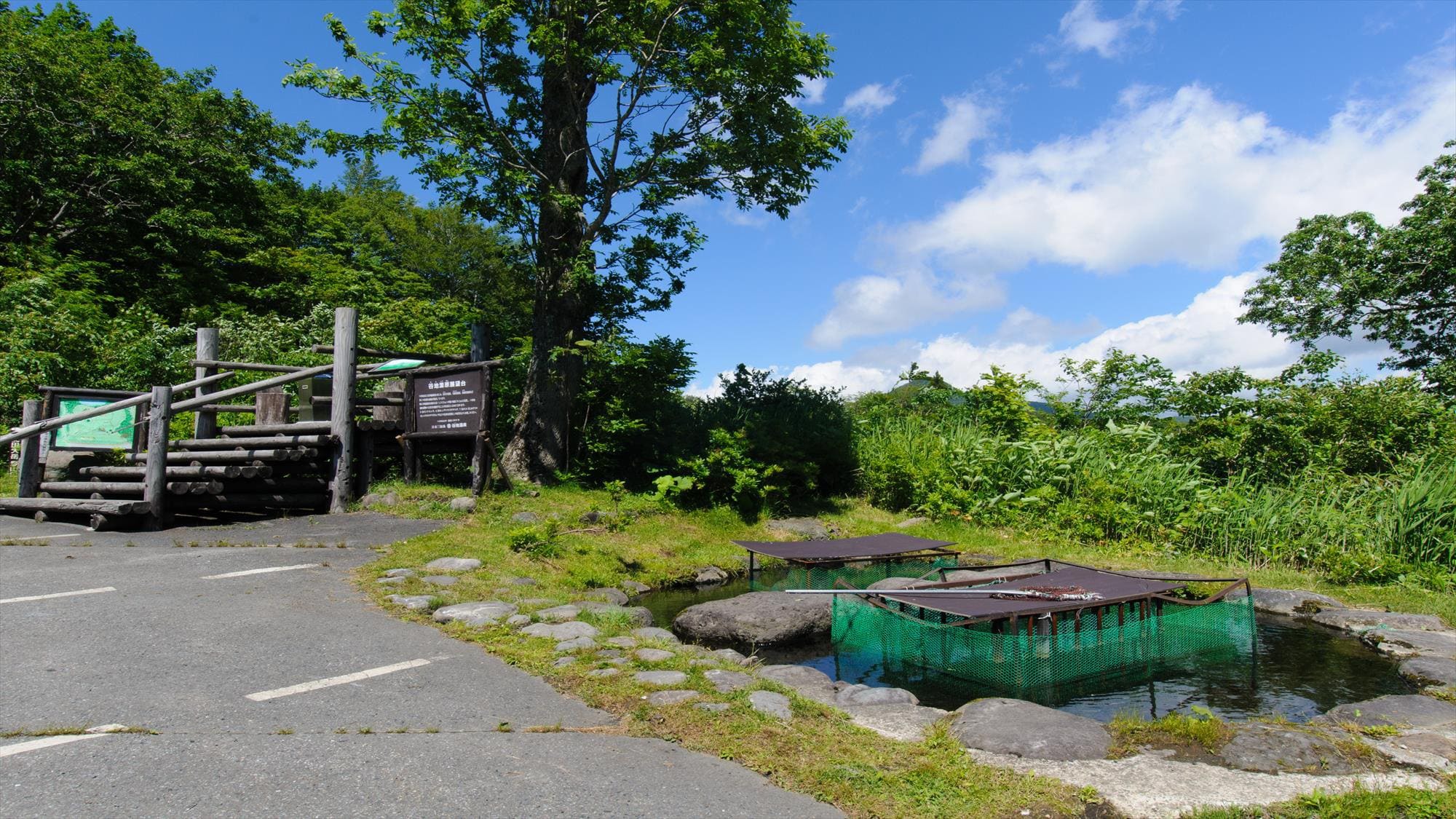  【谷地湿原展望台】