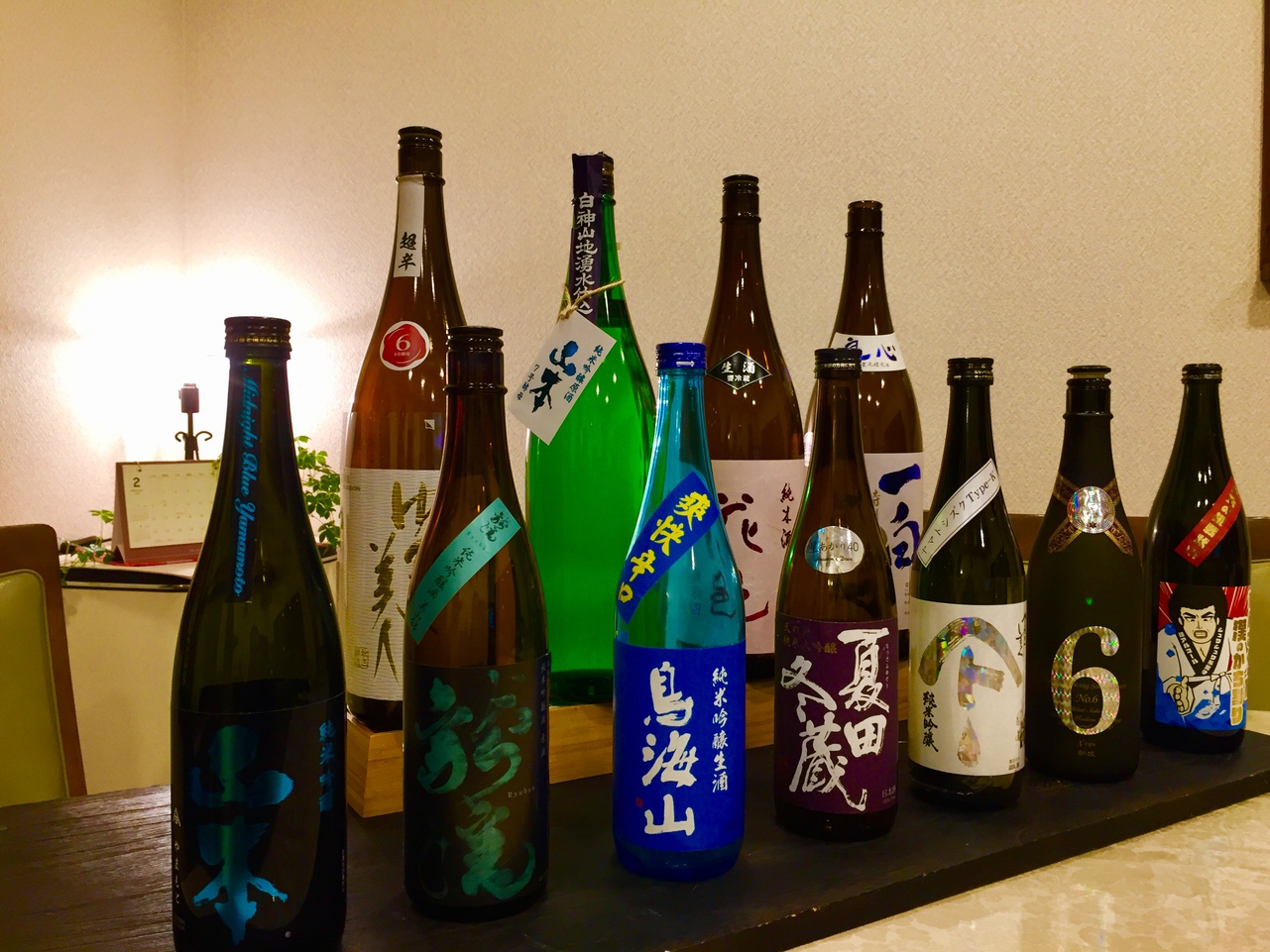 店主おすすめの秋田県の地酒を取り揃えております