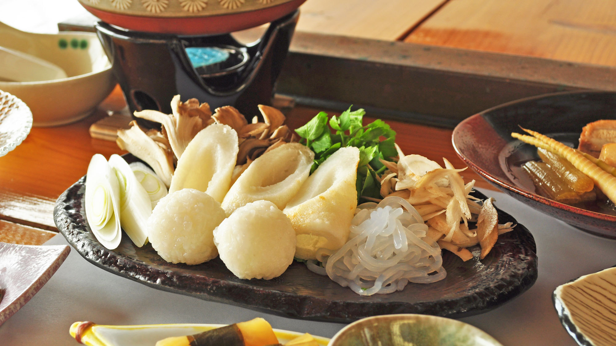 【ご夕食一例】定番のきりたんぽ・だまっこ