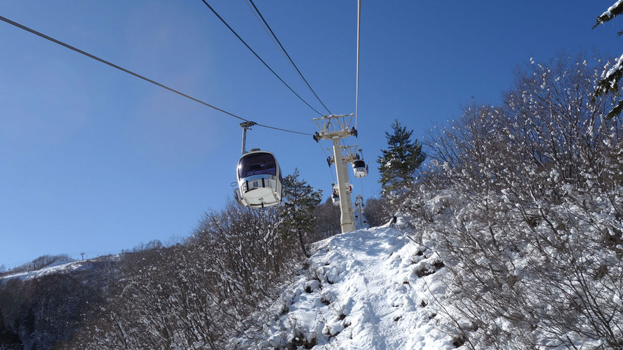 八方尾根スキー場ゴンドラ