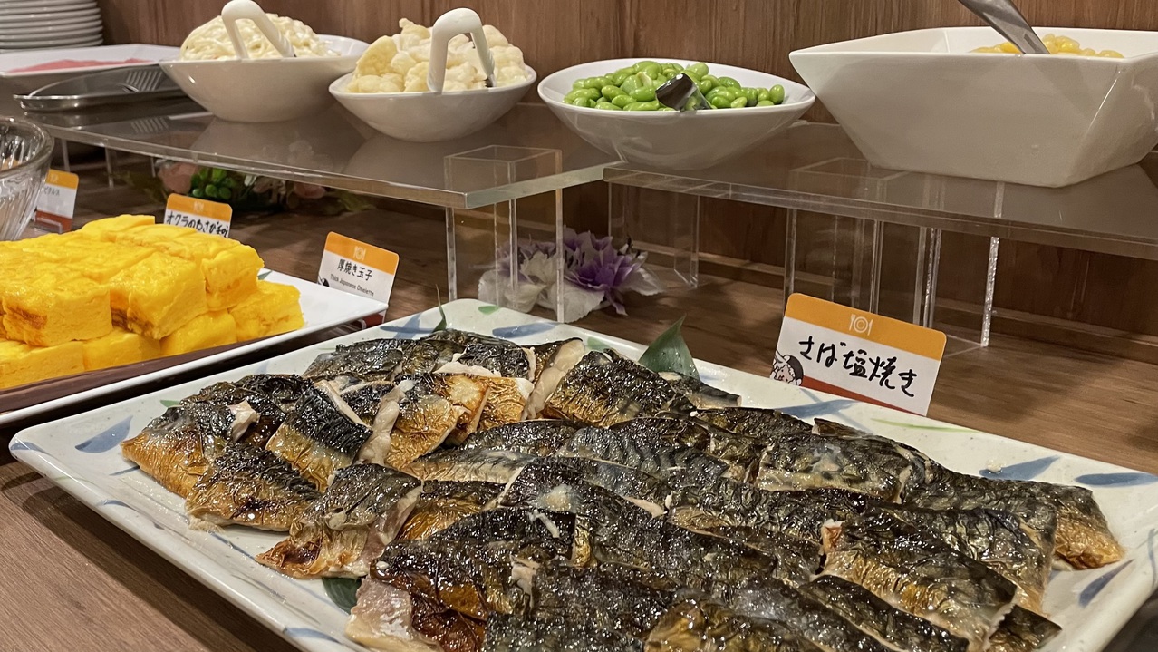 朝食風景