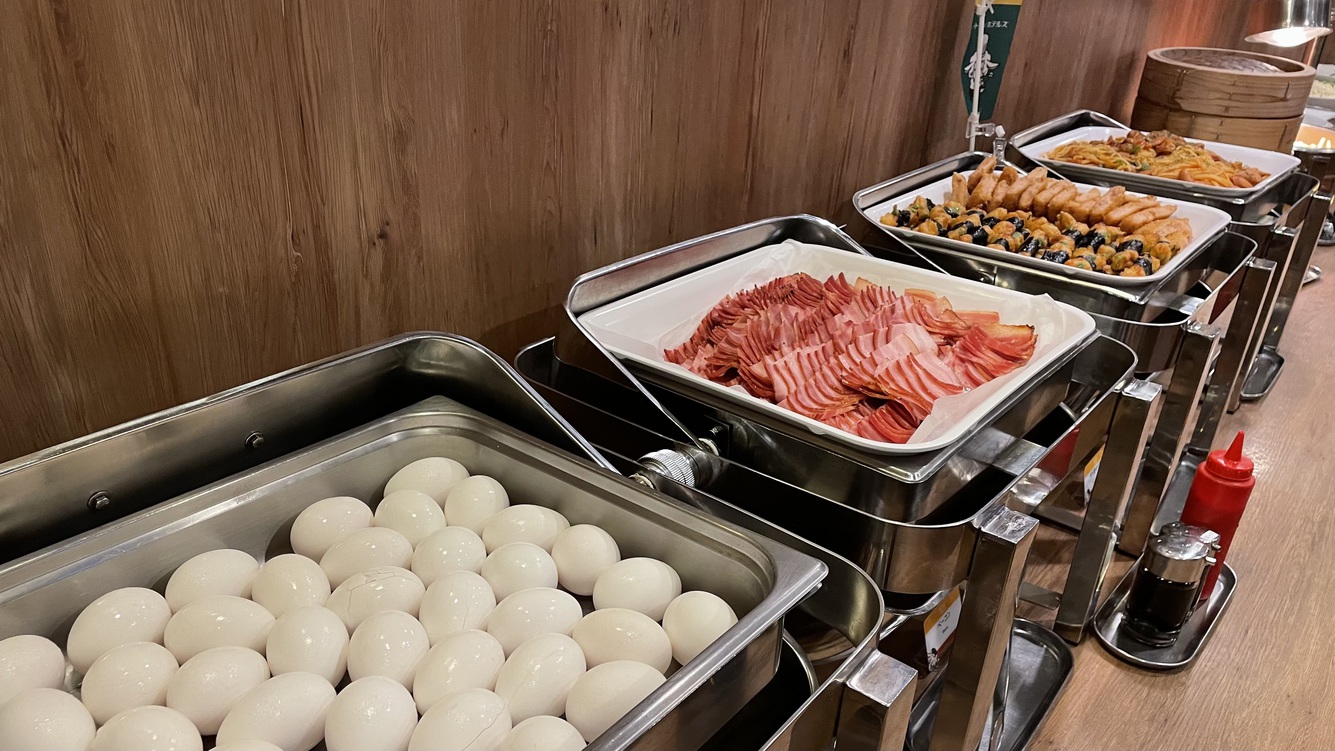 朝食風景