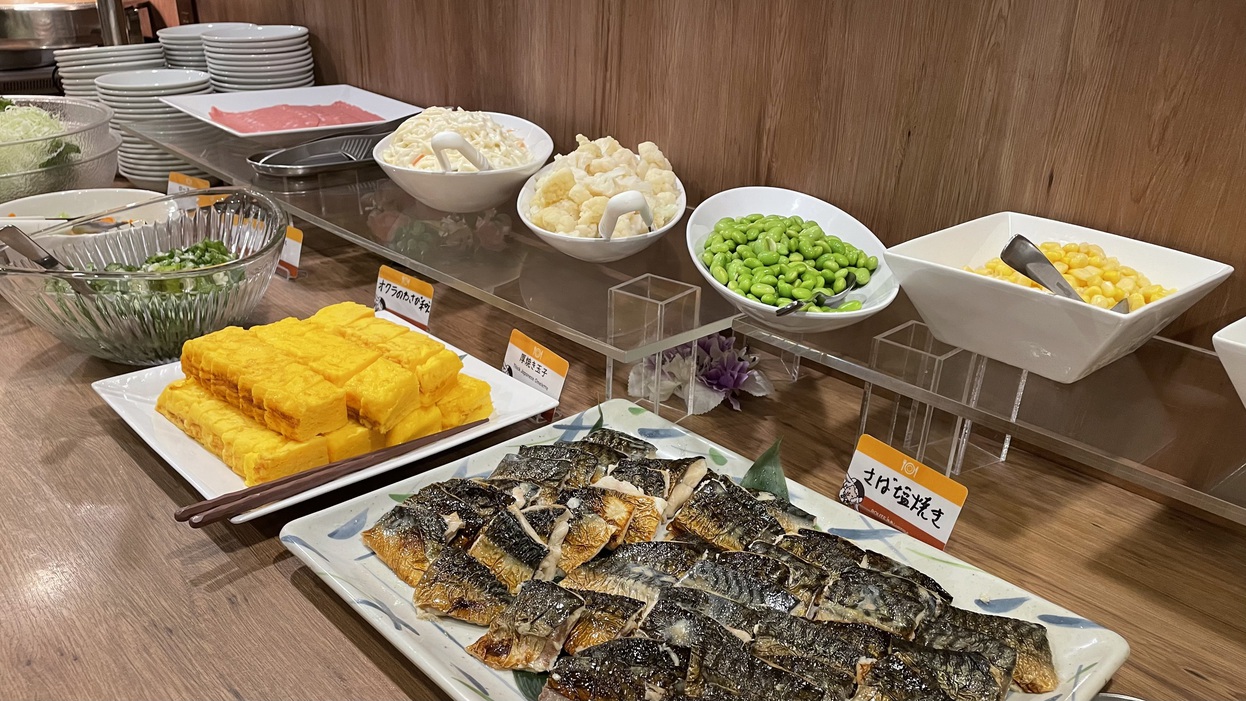 朝食風景