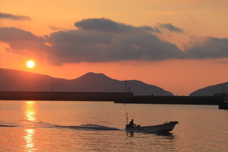小値賀島の朝陽