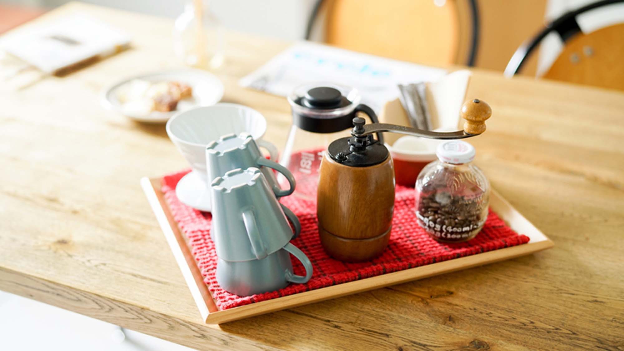 ・【カフェ】飲み物は珈琲/紅茶/長崎みかんジュースより一つご選択頂けます