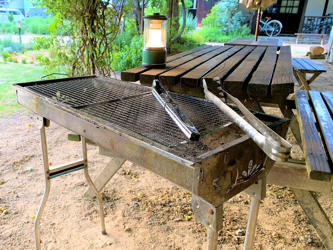 レンタル品BBQコンロ、網