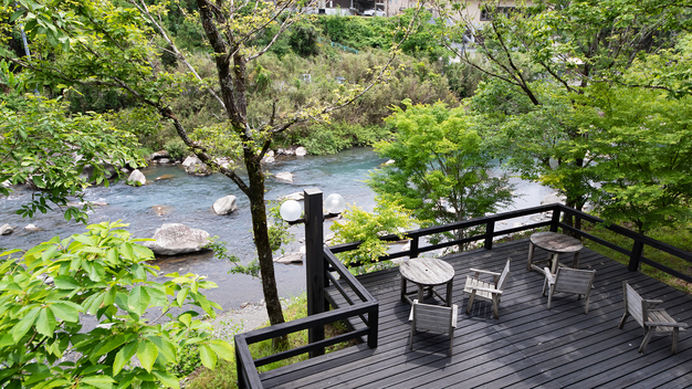 *【別館テラス】別館お部屋からのテラスと眺望