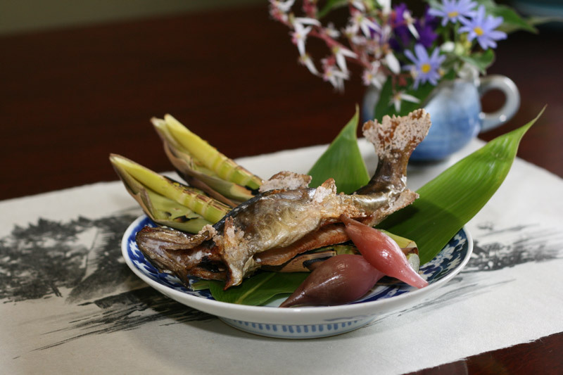 岩魚の塩焼き