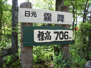 ポンドテェイルは標高７０６Ｍ